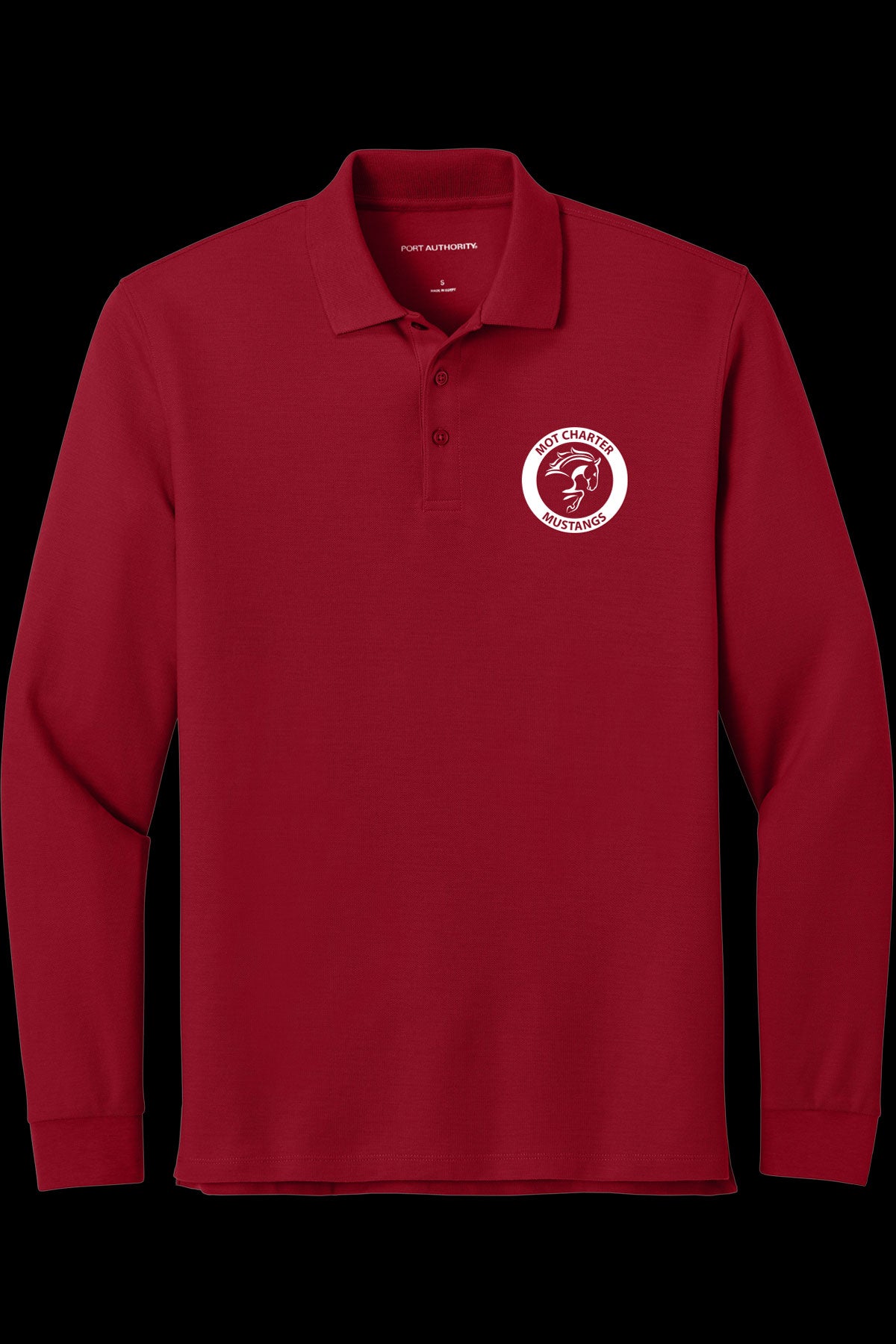 Mens MOT Charter Staff Long Sleeve Polo