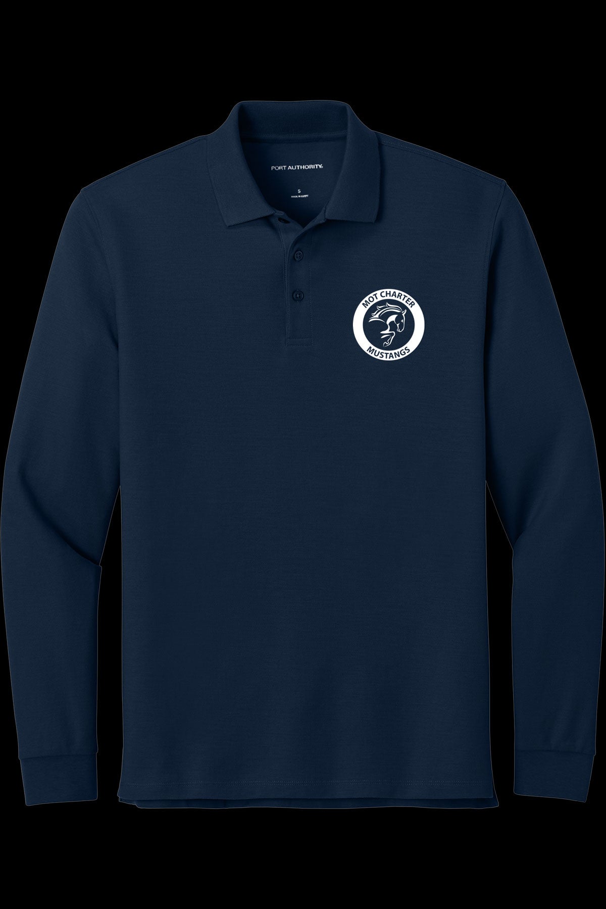 Mens MOT Charter Staff Long Sleeve Polo