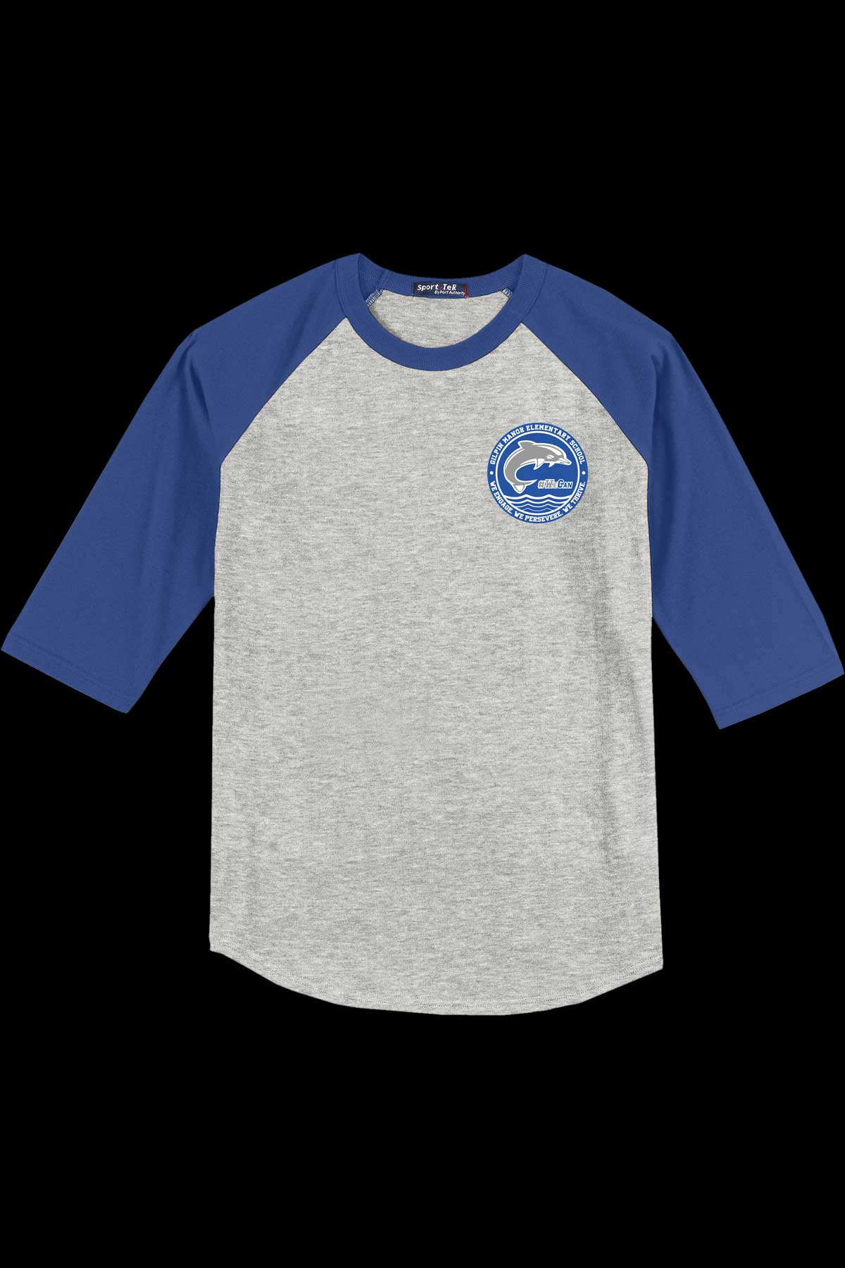 Gilpin Manor Sport Tek Colorblock Raglan Jersey
