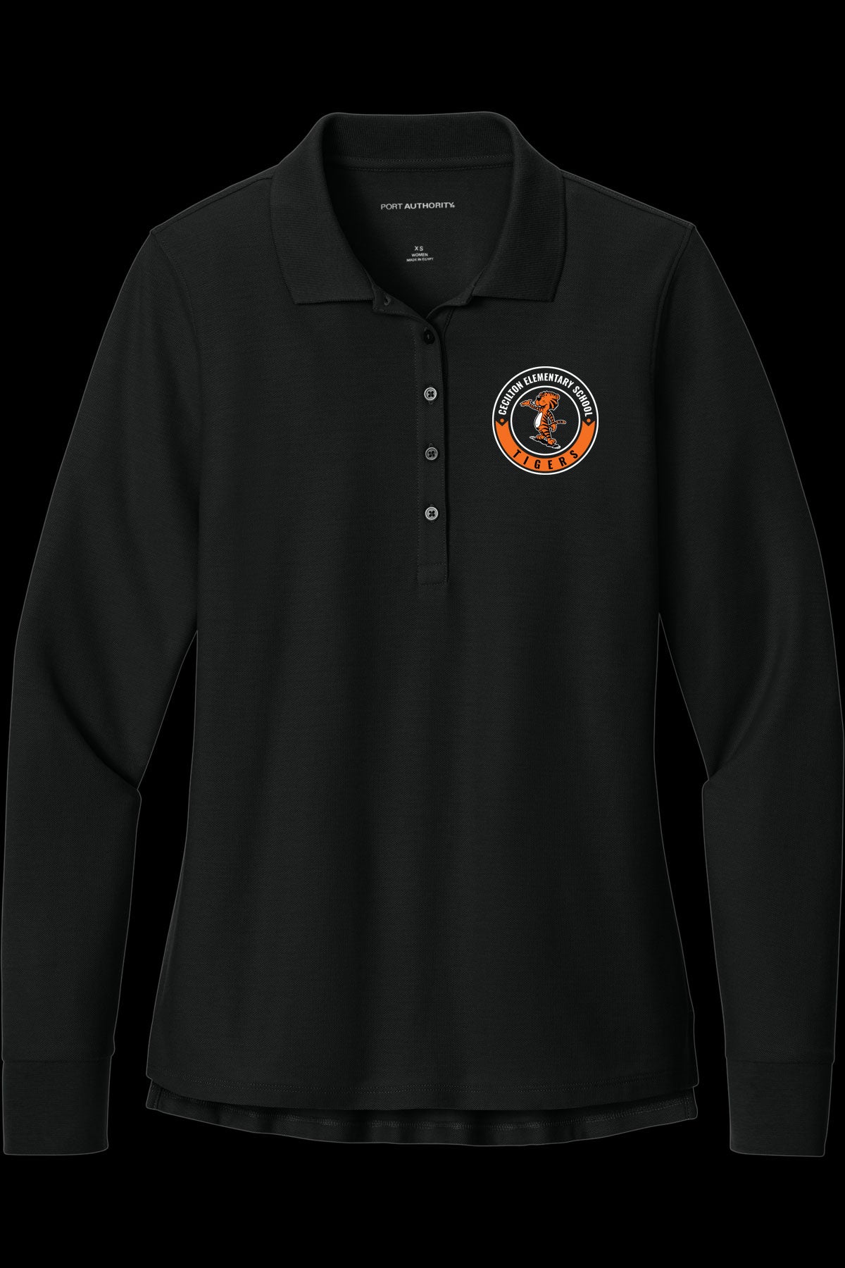 Cecilton Long Sleeve Polo Tiger