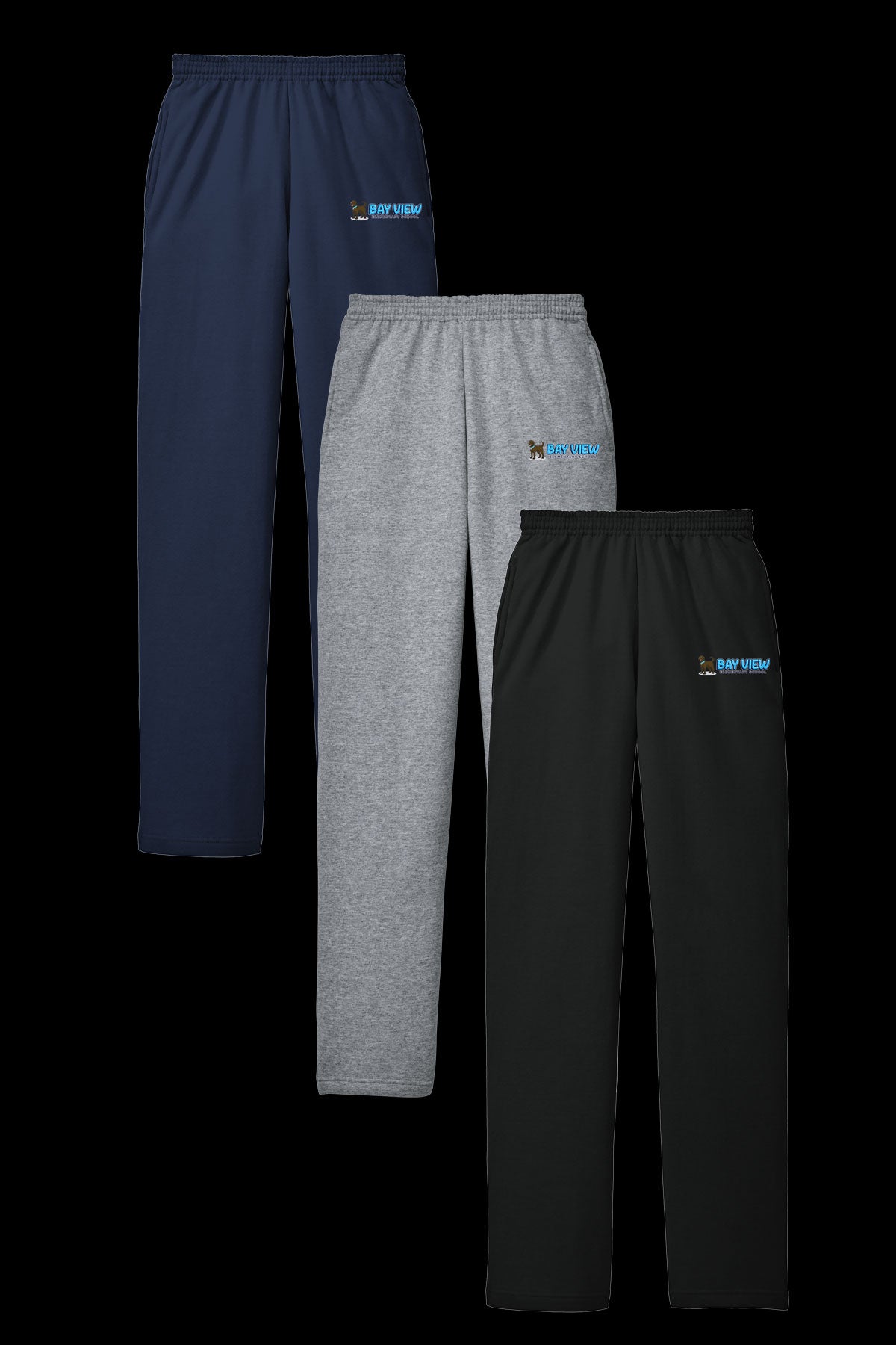 Bay View Text Logo Sweatpants