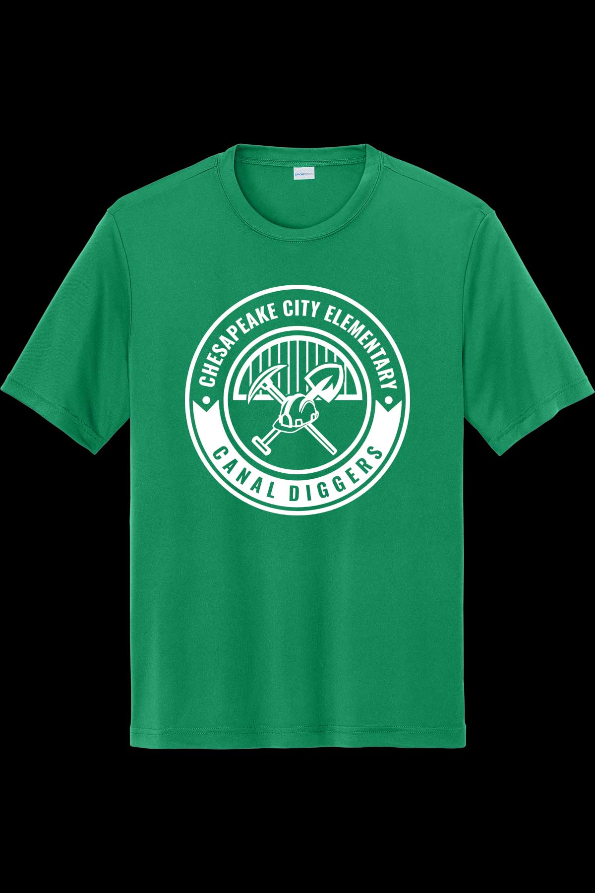 CCES Sport Tek Full Round Logo Posicharge Tee